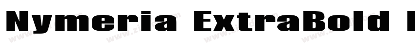 Nymeria ExtraBold I字体转换